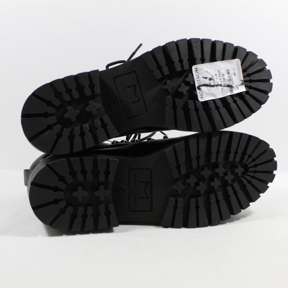 Marc Fisher Women's Nairy Leather Bootie - Black - Picture 4 of 5